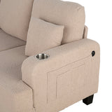 Cinderford Beige Sofa from Furniture of America - Luna Furniture