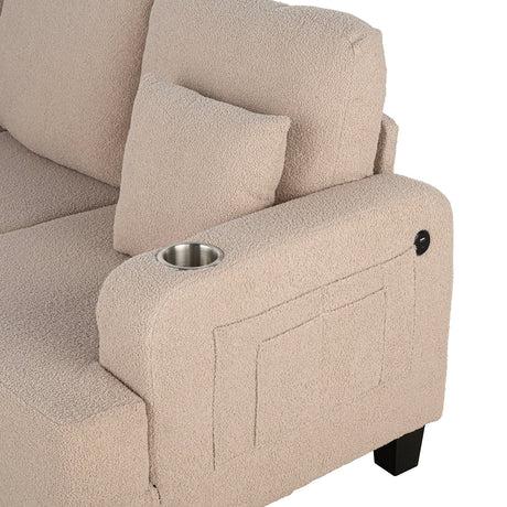 Cinderford Beige Sofa from Furniture of America - Luna Furniture