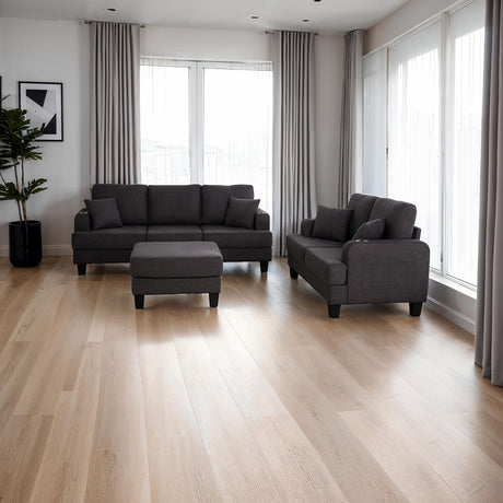 Cinderford Dark Gray Sofa from Furniture of America - Luna Furniture