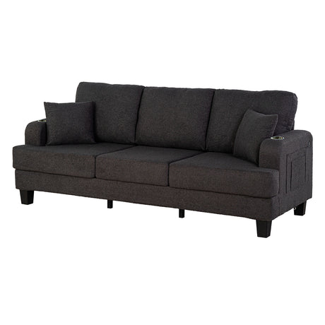 Cinderford Dark Gray Sofa from Furniture of America - Luna Furniture