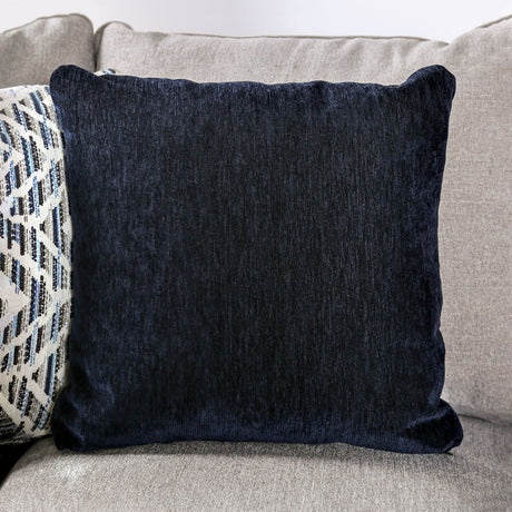 Gunnersbury Gray Sectional from Furniture of America - Luna Furniture