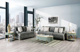 Leytonstone Gray Transitional Living Room Set from Furniture of America - Luna Furniture