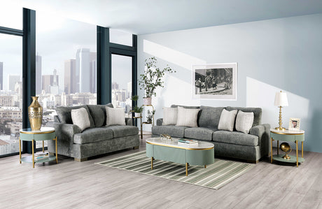 Leytonstone Gray Sofa from Furniture of America - Luna Furniture
