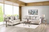 Leytonstone Cream Transitional Living Room Set from Furniture of America - Luna Furniture
