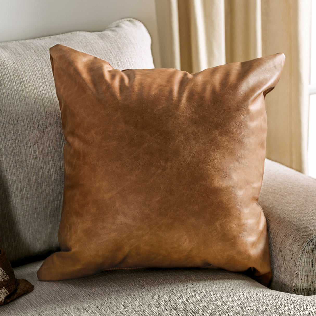 New Meadows Sand/Caramel Transitional Living Room Set from Furniture of America - Luna Furniture