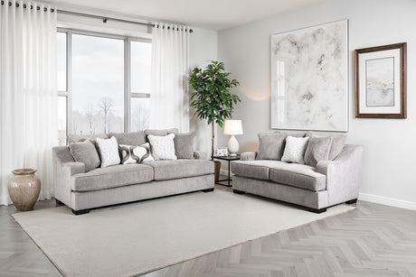 Mayfield Gray Oversized Sofa from Furniture of America - Luna Furniture