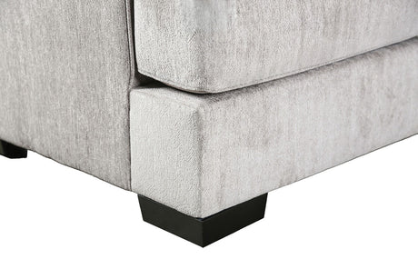 Mayfield Gray RAF Chaise Sectional from Furniture of America - Luna Furniture