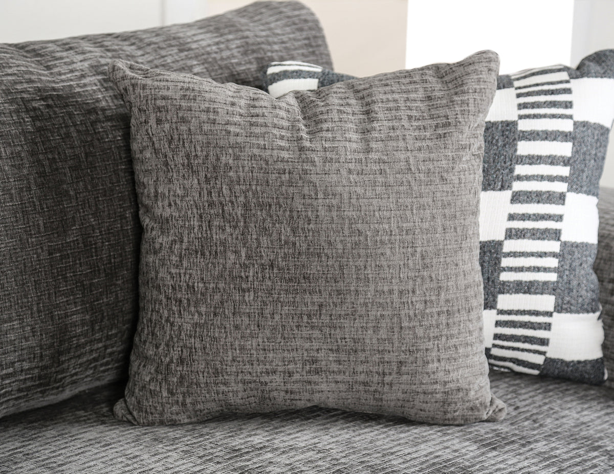 Artesia Charcoal Gray Sectional with LAF Chaise from Furniture of America - Luna Furniture