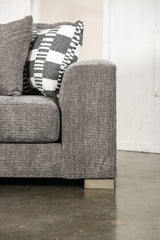 Artesia Charcoal Gray Sectional with LAF Chaise from Furniture of America - Luna Furniture