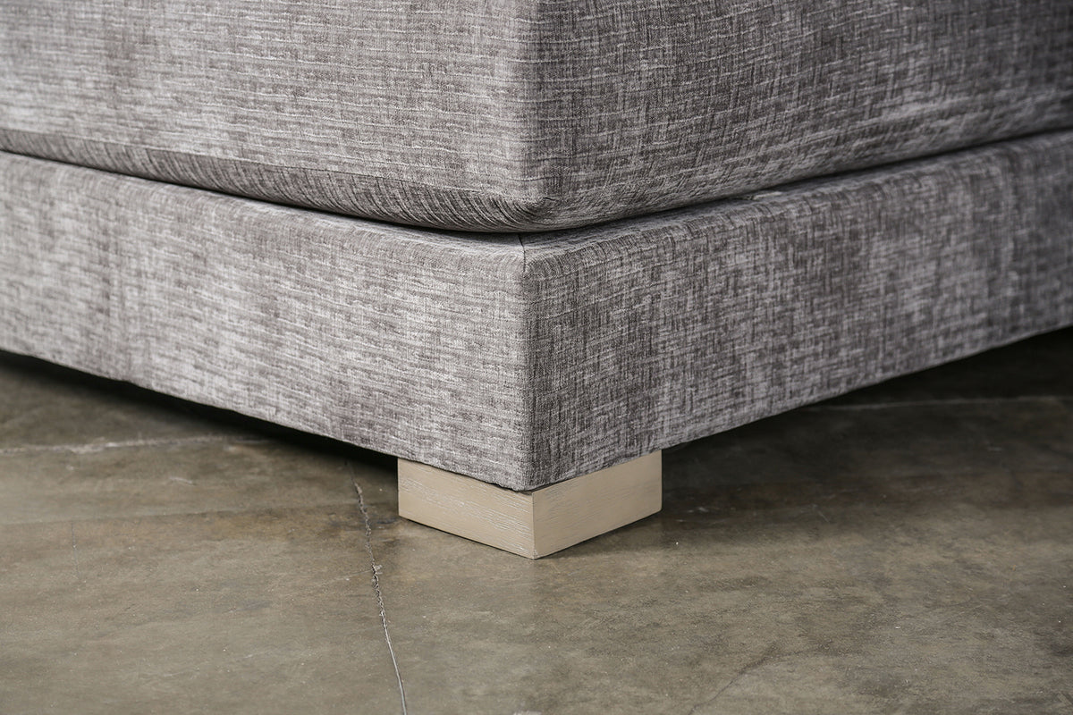 Artesia Charcoal Gray Sectional with LAF Chaise from Furniture of America - Luna Furniture
