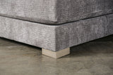 Artesia Charcoal Gray Sectional with LAF Chaise from Furniture of America - Luna Furniture