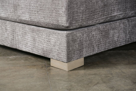 Artesia Charcoal Gray Sectional with LAF Chaise from Furniture of America - Luna Furniture