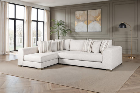 Alameda Natural Quartzite Sectional with LAF Chaise from Furniture of America - Luna Furniture