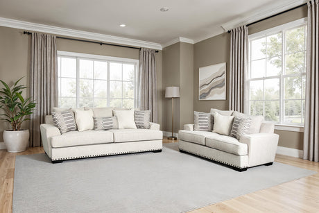 Gervais Taupe Loveseat from Furniture of America - Luna Furniture