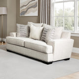 Gervais Taupe Loveseat from Furniture of America - Luna Furniture