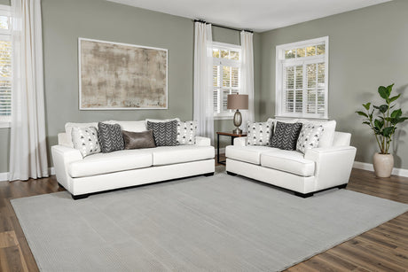 Hyde Park Gray Oversized Sofa from Furniture of America - Luna Furniture