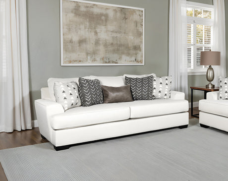 Hyde Park Gray Oversized Sofa from Furniture of America - Luna Furniture