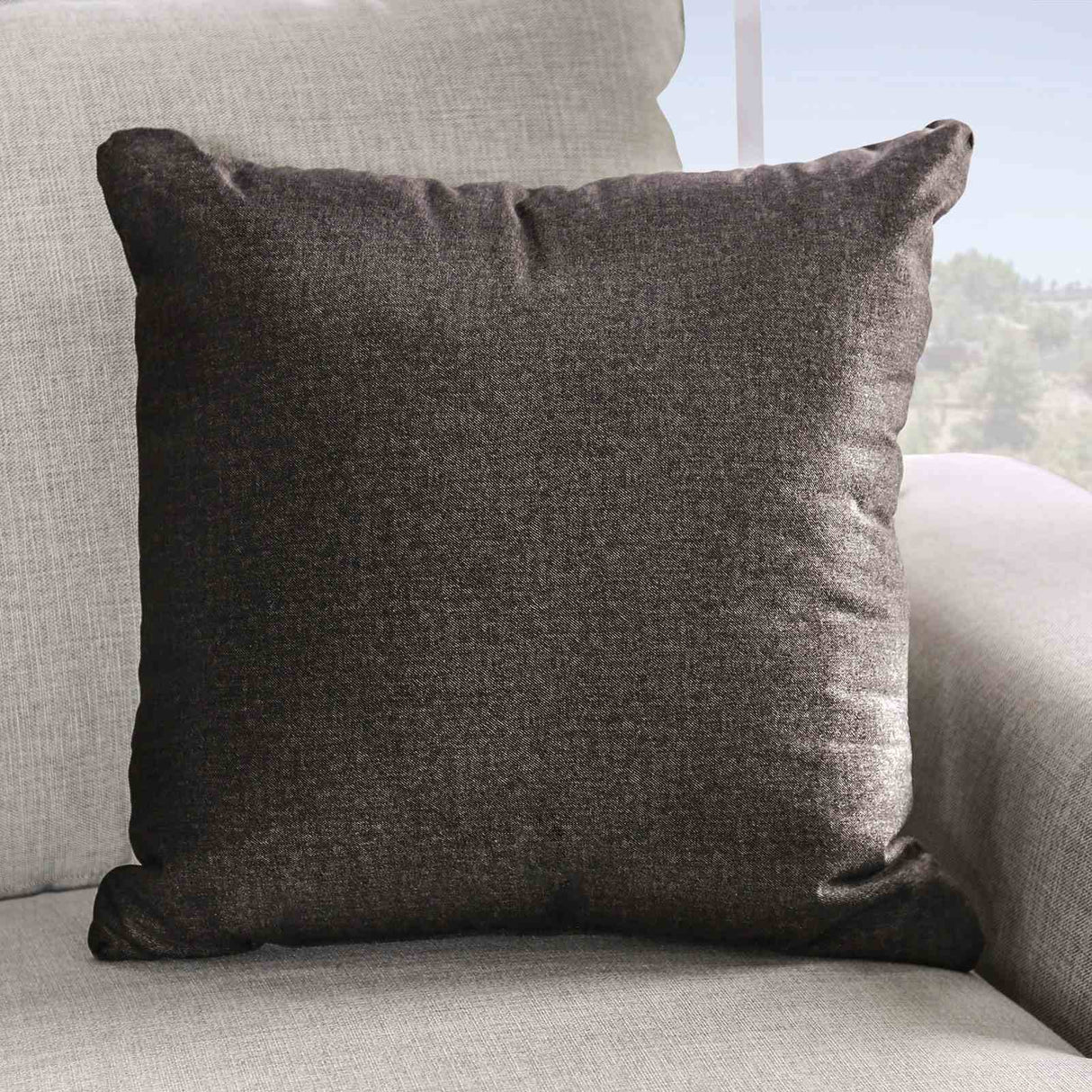 Picotee Light Gray/Charcoal Loveseat from Furniture of America - Luna Furniture