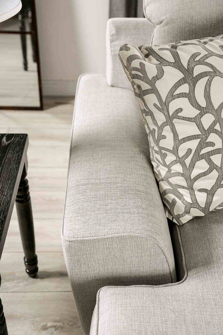 Picotee Light Gray/Charcoal Sofa from Furniture of America - Luna Furniture