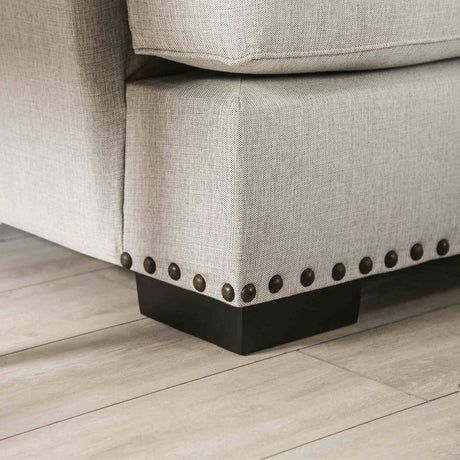 Picotee Light Gray/Charcoal Sofa from Furniture of America - Luna Furniture