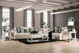 Germaine Ivory Loveseat from Furniture of America - Luna Furniture