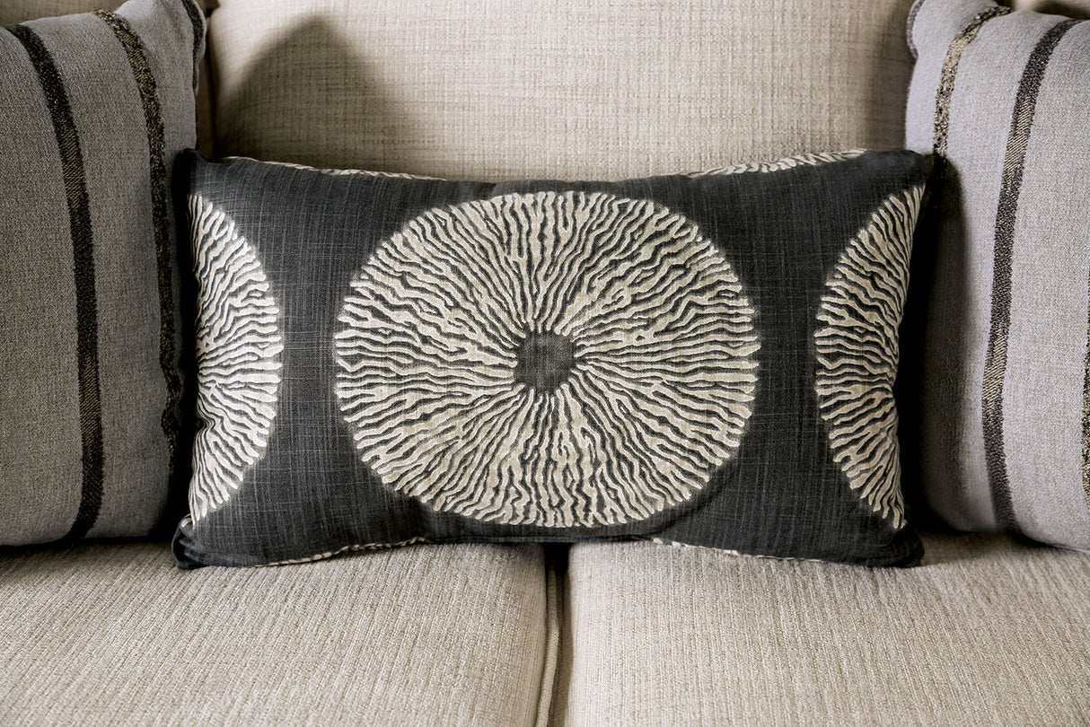 Germaine Ivory Loveseat from Furniture of America - Luna Furniture