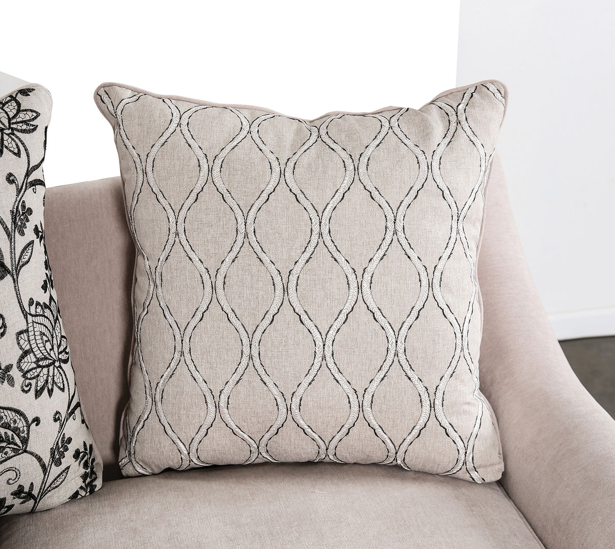 Lowell Taupe Loveseat from Furniture of America - Luna Furniture