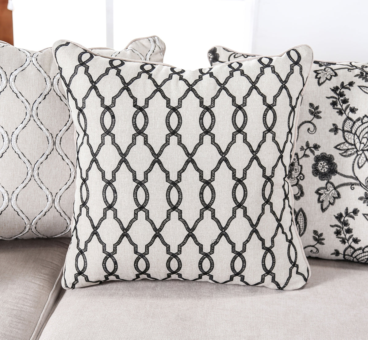 Lowell Taupe Loveseat from Furniture of America - Luna Furniture