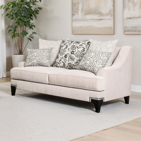 Lowell Taupe Loveseat from Furniture of America - Luna Furniture