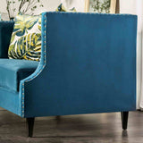 Azuletti Dark Teal/Apple Green Sofa from Furniture of America - Luna Furniture