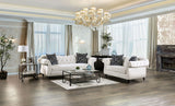 Antoinette White Loveseat from Furniture of America - Luna Furniture