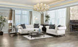 Antoinette White Sofa from Furniture of America - Luna Furniture