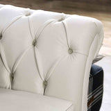 Antoinette White Loveseat from Furniture of America - Luna Furniture