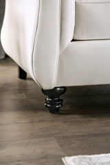 Antoinette White Loveseat from Furniture of America - Luna Furniture