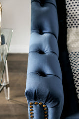 Martinique Blue Loveseat from Furniture of America - Luna Furniture