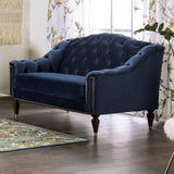 Martinique Blue Loveseat from Furniture of America - Luna Furniture
