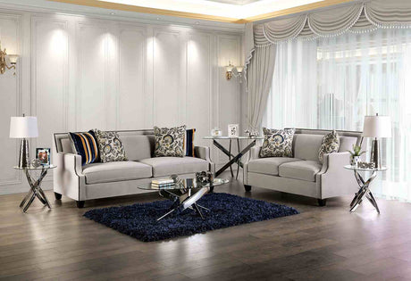 Montecelio Light Gray Transitional Living Room Set from Furniture of America - Luna Furniture