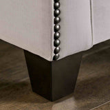 Montecelio Light Gray/Navy Loveseat from Furniture of America - Luna Furniture