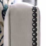Montecelio Light Gray/Navy Sofa from Furniture of America - Luna Furniture