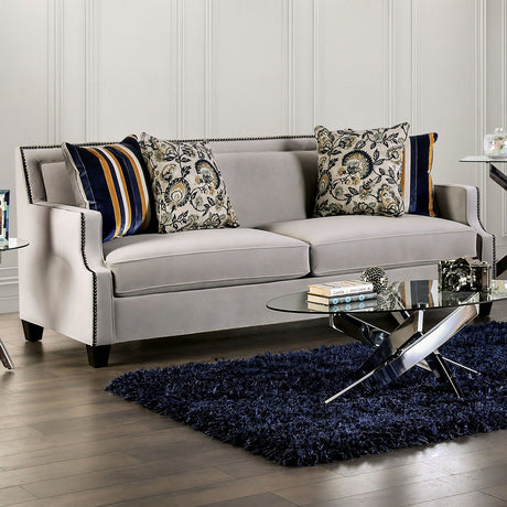 Montecelio Light Gray Transitional Living Room Set from Furniture of America - Luna Furniture
