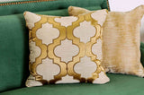 Verdante Emerald Green/Gold Transitional Living Room Set from Furniture of America - Luna Furniture