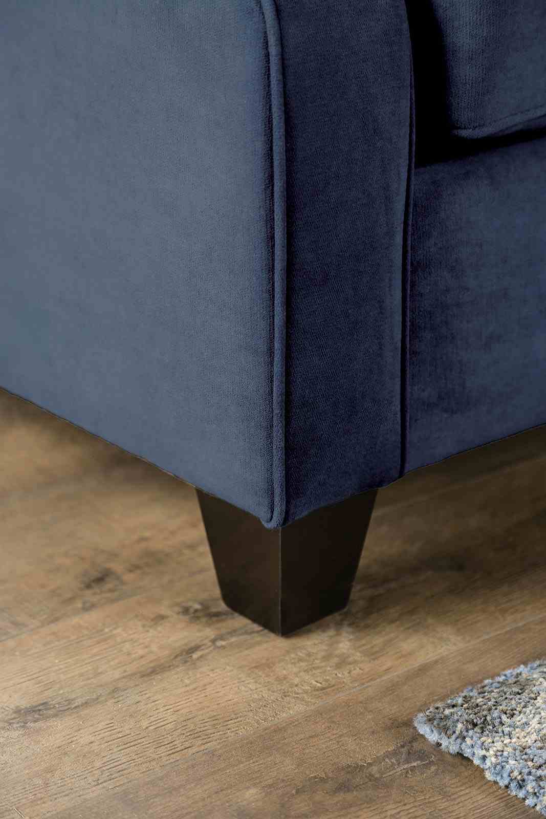 West Brompton Navy/Yellow Transitional Living Room Set from Furniture of America - Luna Furniture