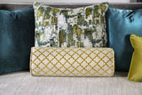 Mariella Gray/Beige/Teal/Olive Loveseat from Furniture of America - Luna Furniture
