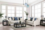 Nefyn Ivory Transitional Living Room Set from Furniture of America - Luna Furniture