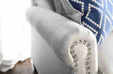 Giovanni Beige/Blue Sofa from Furniture of America - Luna Furniture