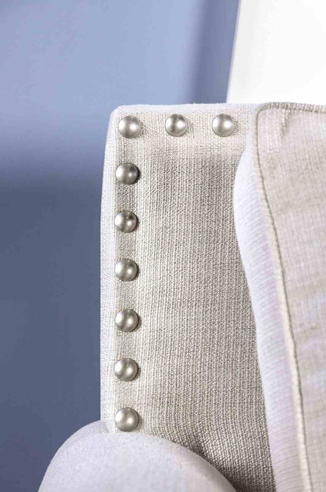 Giovanni Beige/Blue Sofa from Furniture of America - Luna Furniture