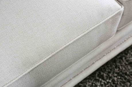 Ilse Off-White/Blue Loveseat from Furniture of America - Luna Furniture