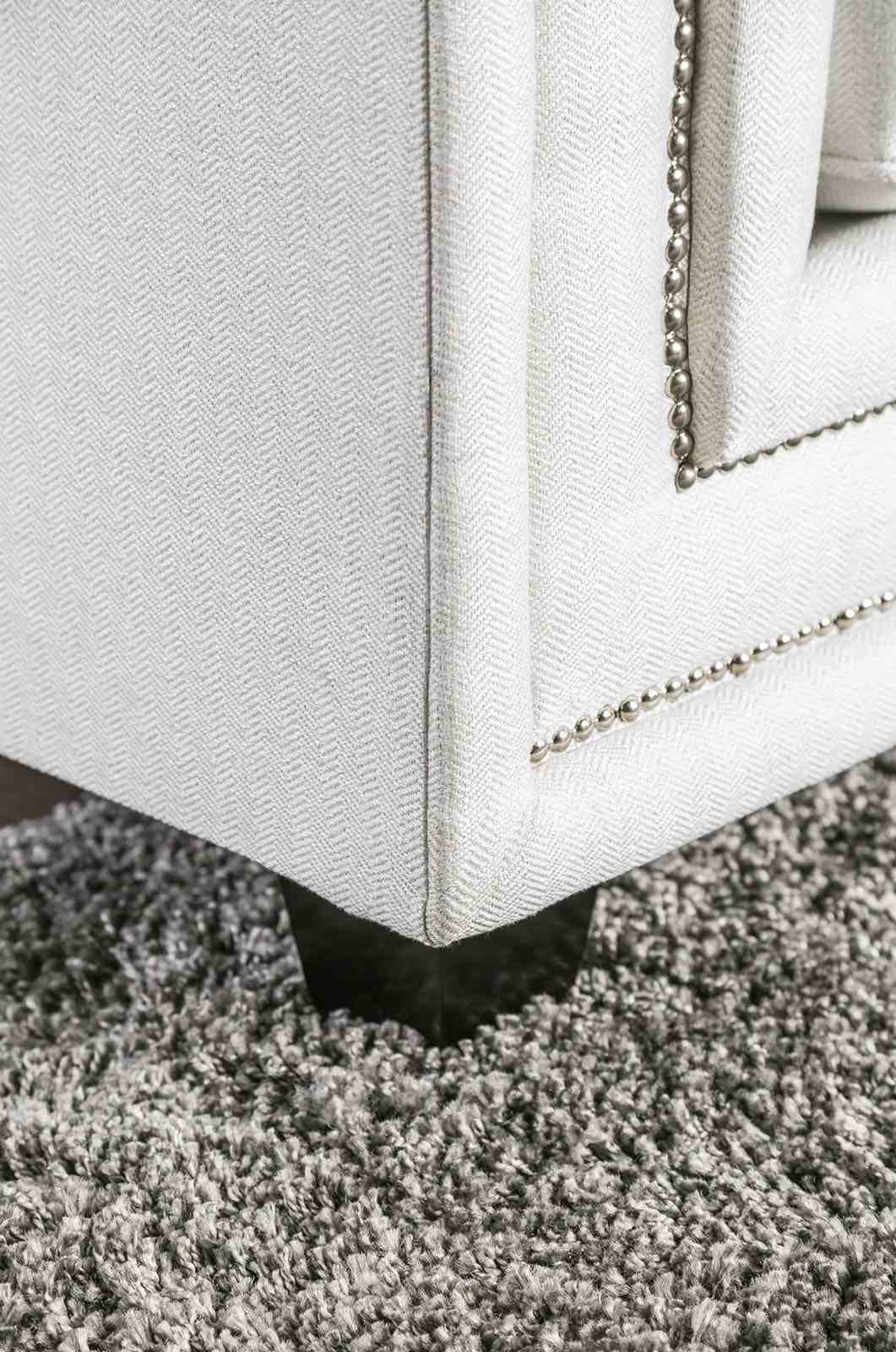 Ilse Off-White/Blue Sofa from Furniture of America - Luna Furniture