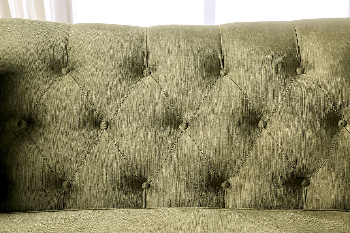 Kaye Green Sofa from Furniture of America - Luna Furniture
