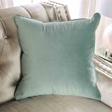 Elicia Champagne/Turquoise Sofa from Furniture of America - Luna Furniture